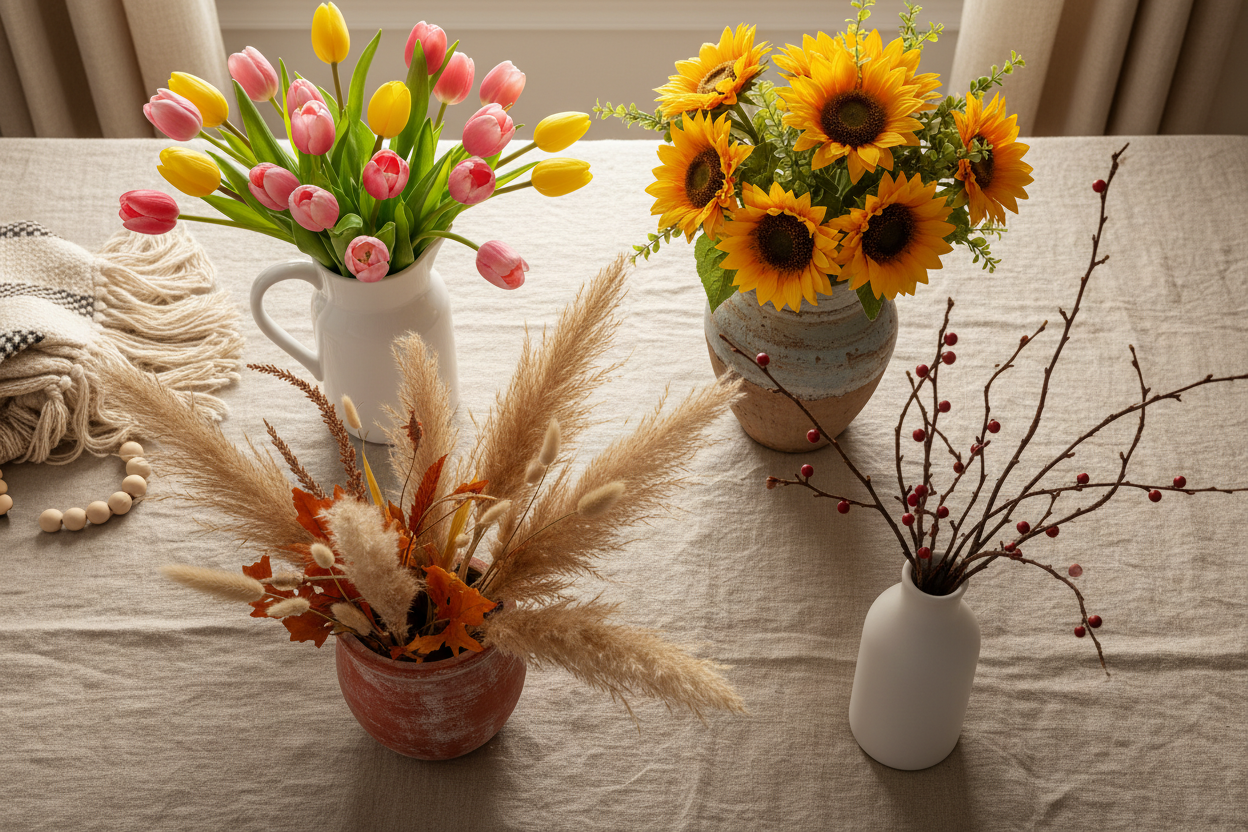 Vase Arrangement Ideas for Every Season