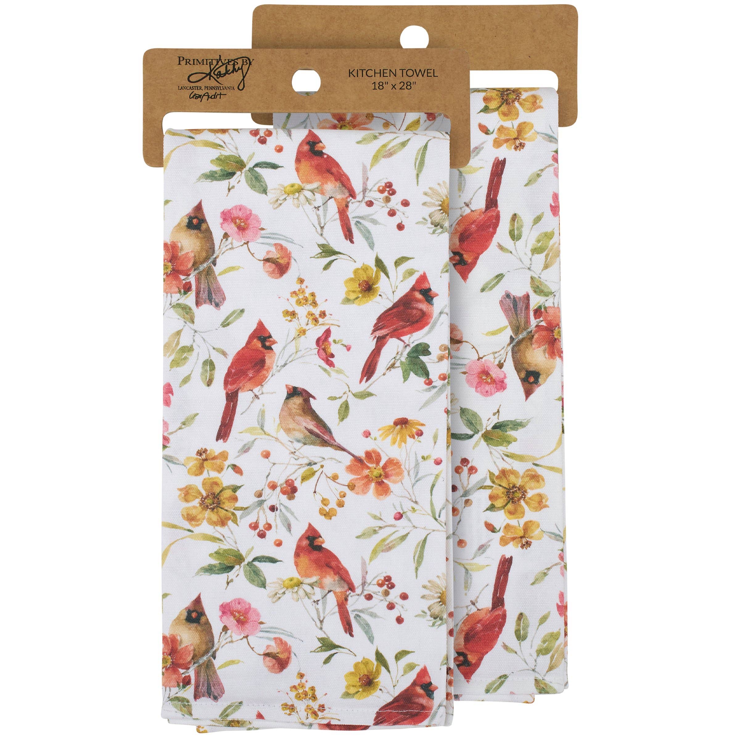 Everyday Cardinals Kitchen Towel