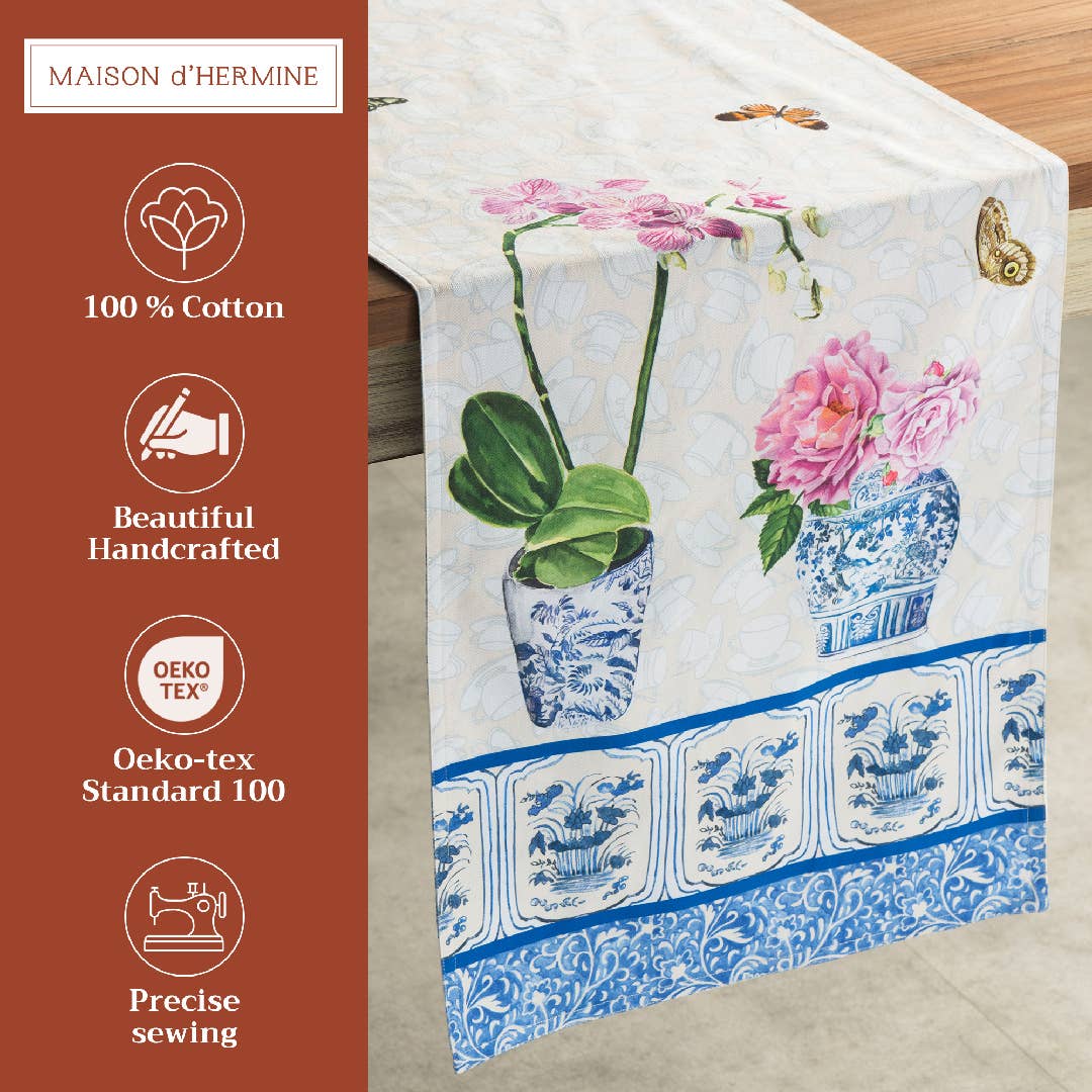 Table Runner 100% Cotton - Double Layer - Canton