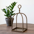 Brass Metal Open Lantern