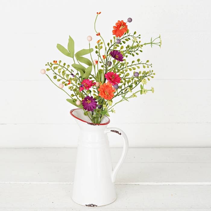 Bush-Mix Hibiscus with Boxwood 18"
