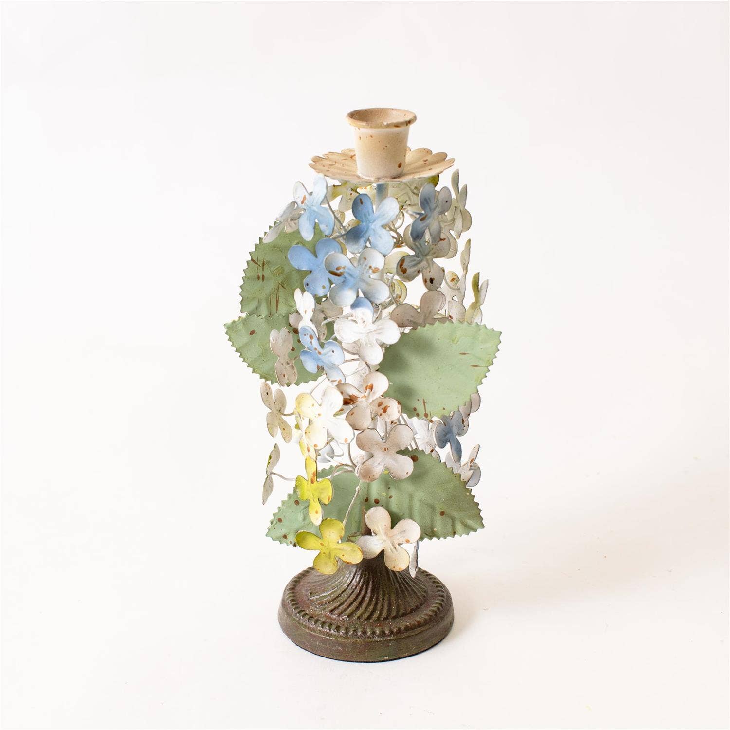 Dainty Metal Hydrangea Candle Holder