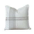 Plaid Fringe Pillow Cover