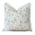 Floral Fringe Pillow Cover