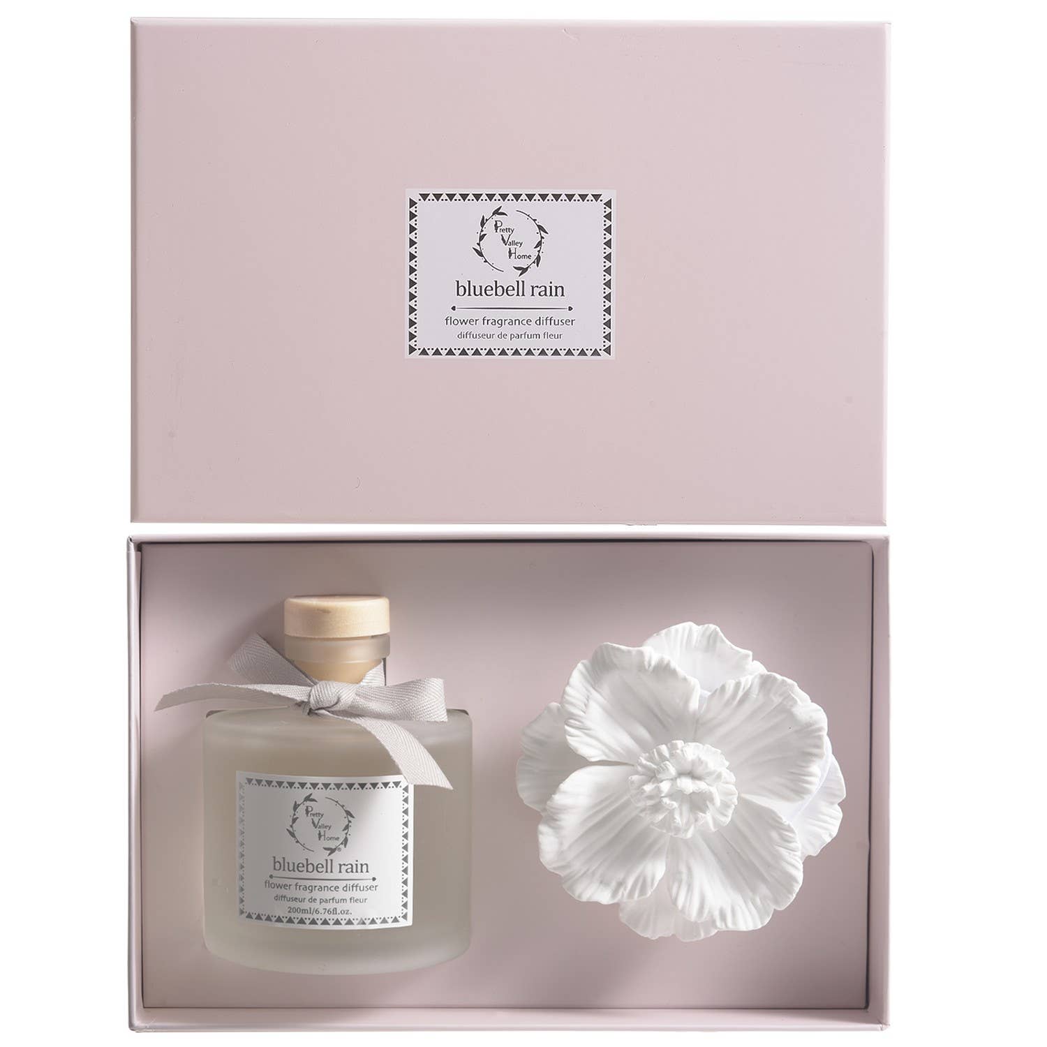 Diffuser Sets Marigold Ceramic Flower–Bluebell Rain