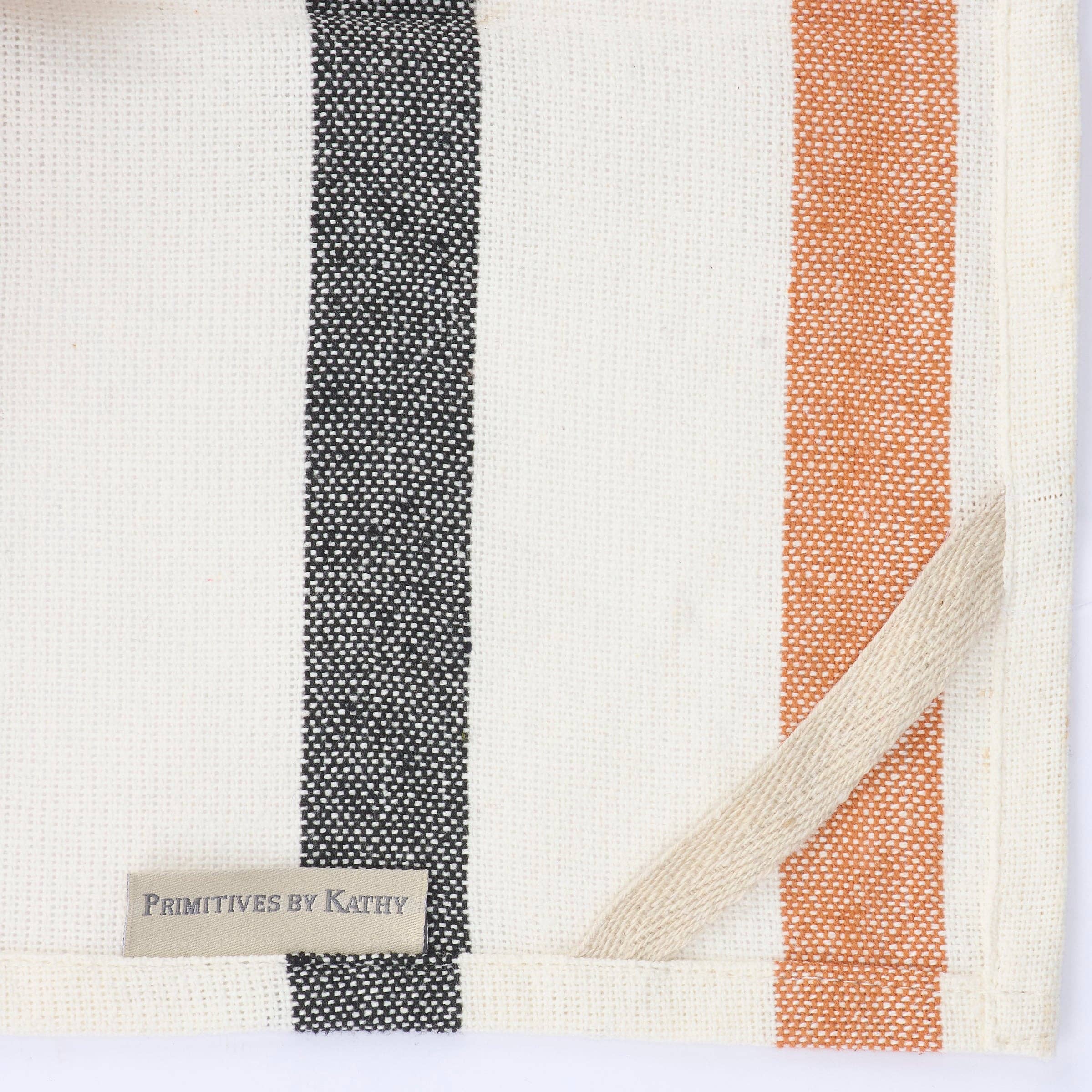 Halloween Stripe Kitchen Towel