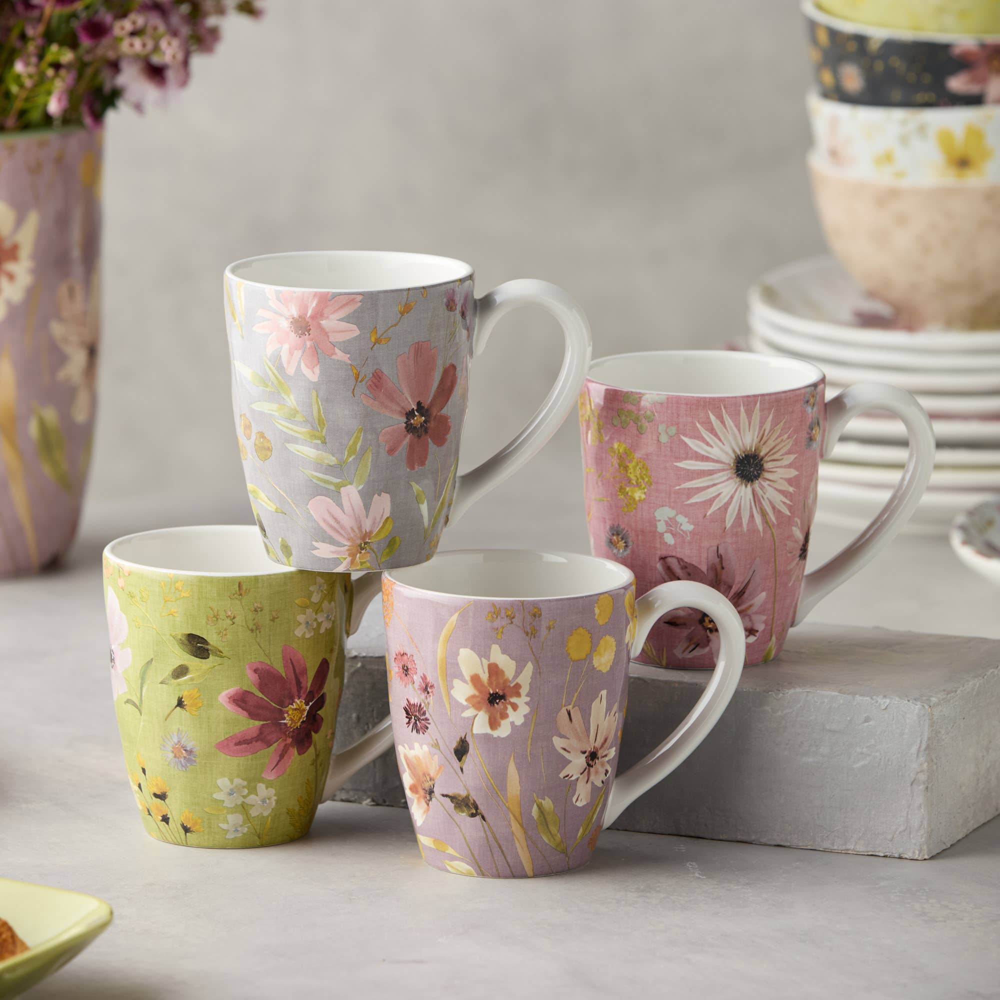 Wildflowers Mug 16 oz.
