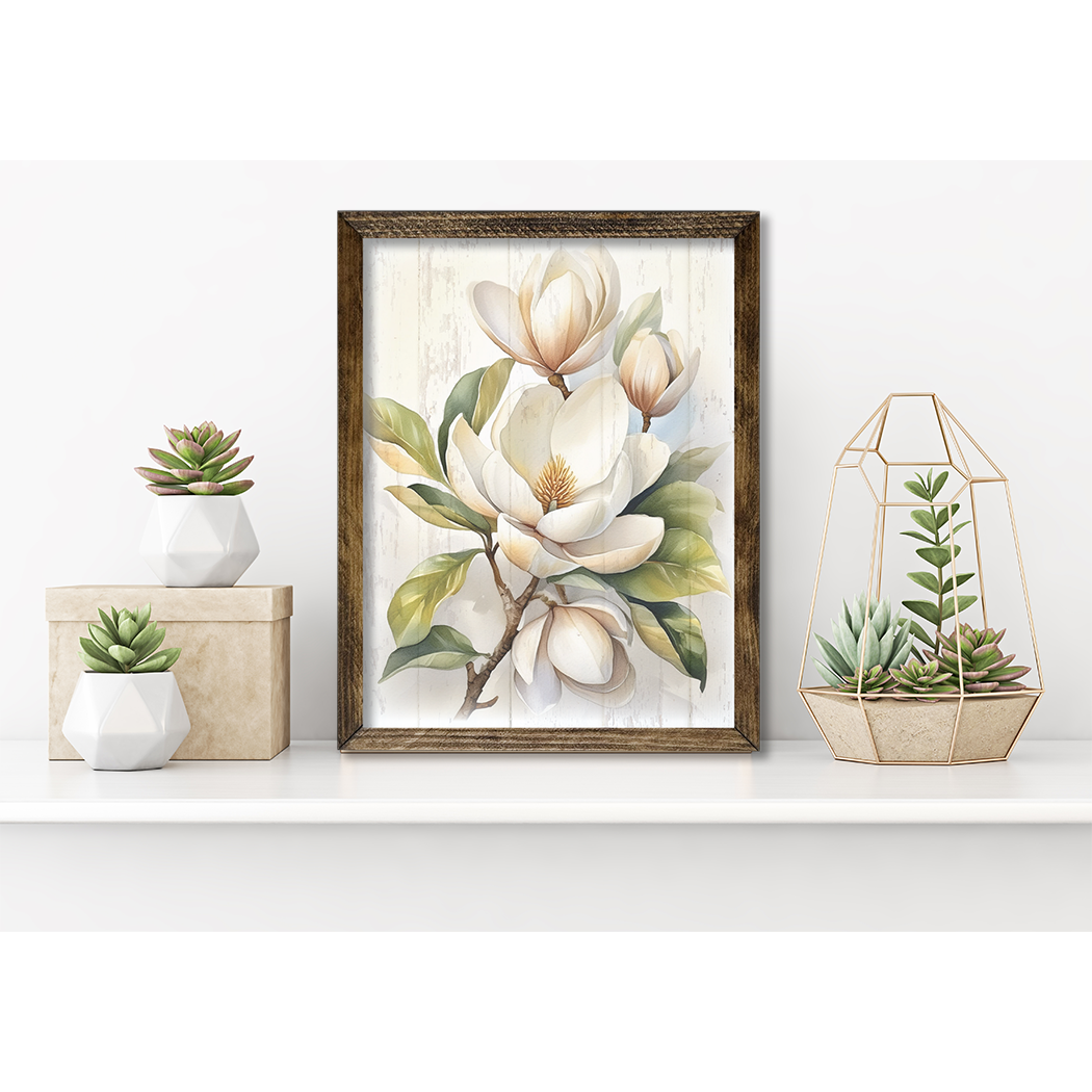 Timberland Framed Flowers Wall Art