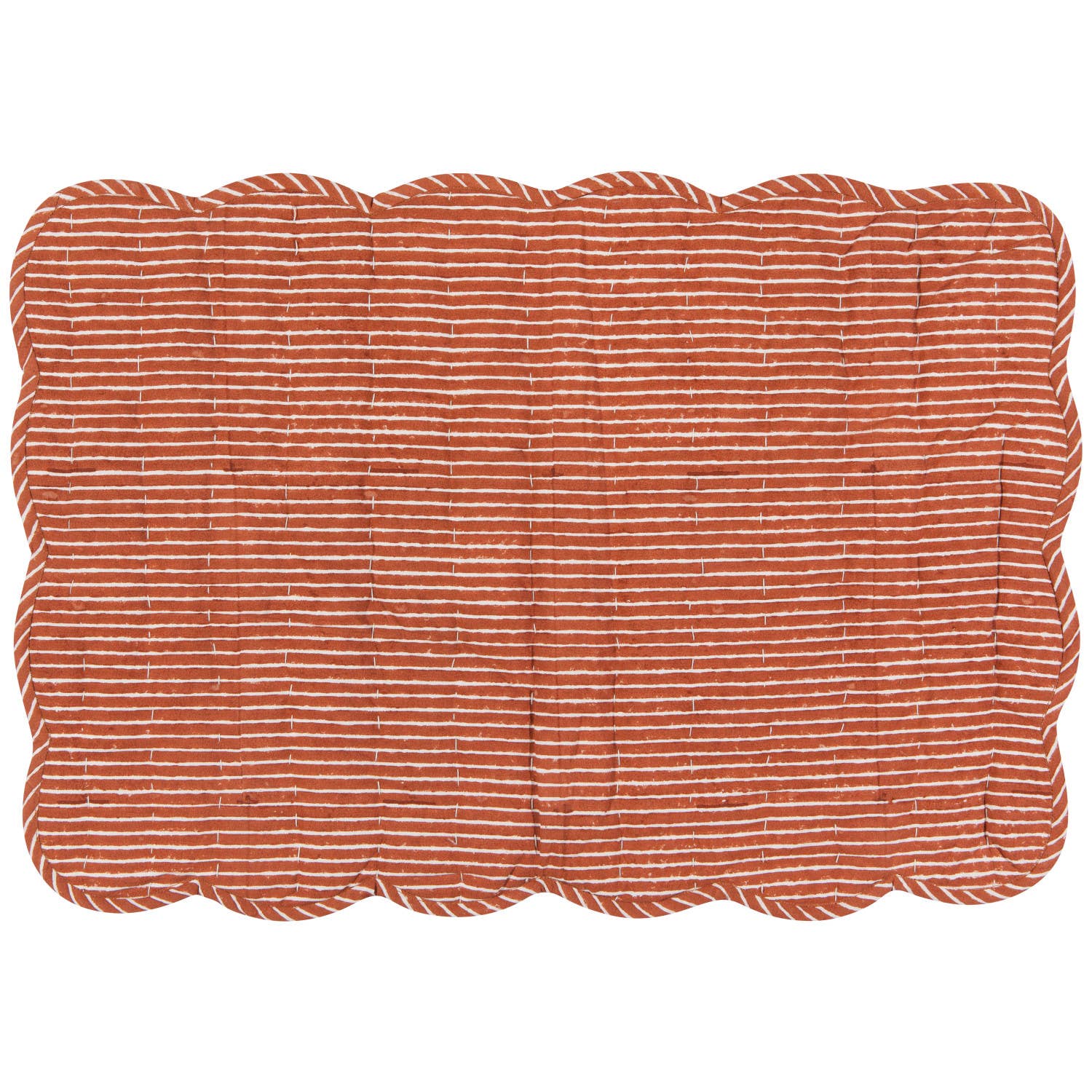Dahlia Block Print Kantha Placemat