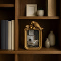 Gold Bird Picture Frame | Boho Polyresin, 4×6 in.