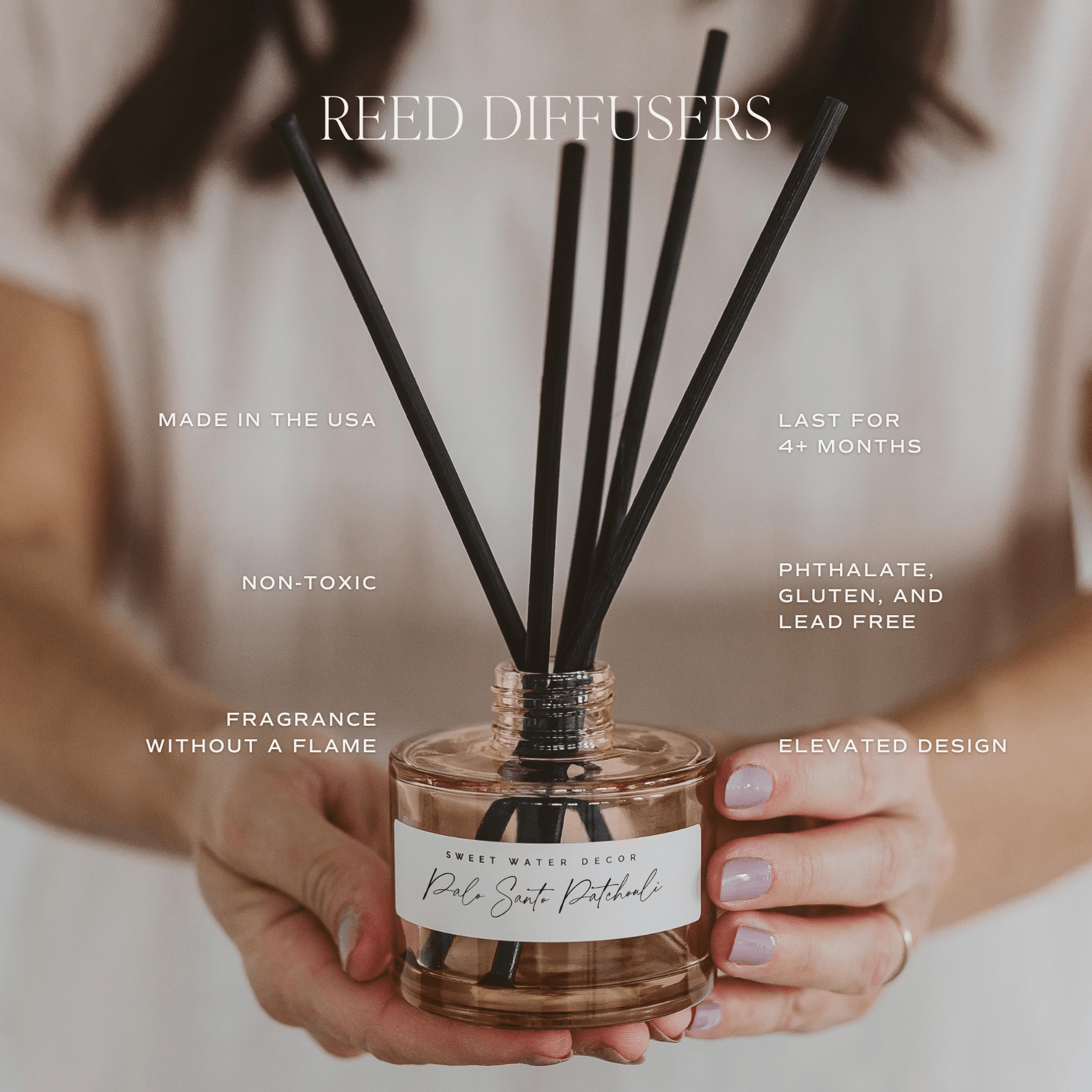 Warm and Cozy Reed Diffuser - Christmas Decor & Gifts