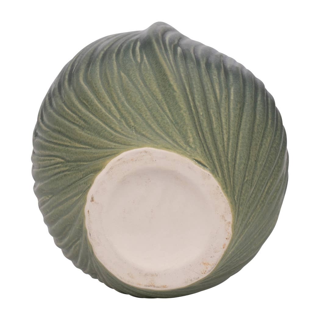 Ceramic Stylish Rubpert Contemporary Vase - Green, 16 in.