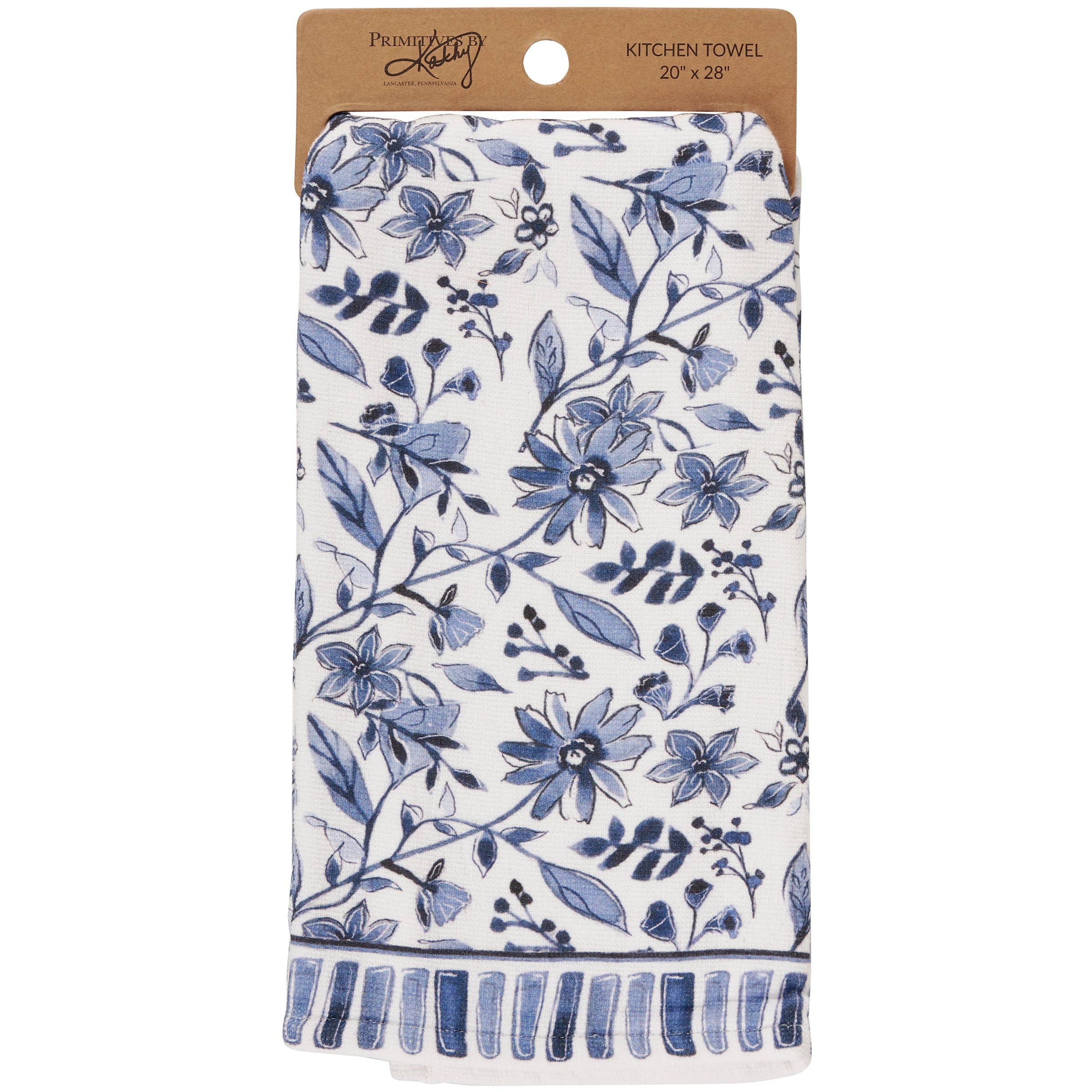 Blue Florals Kitchen Towel