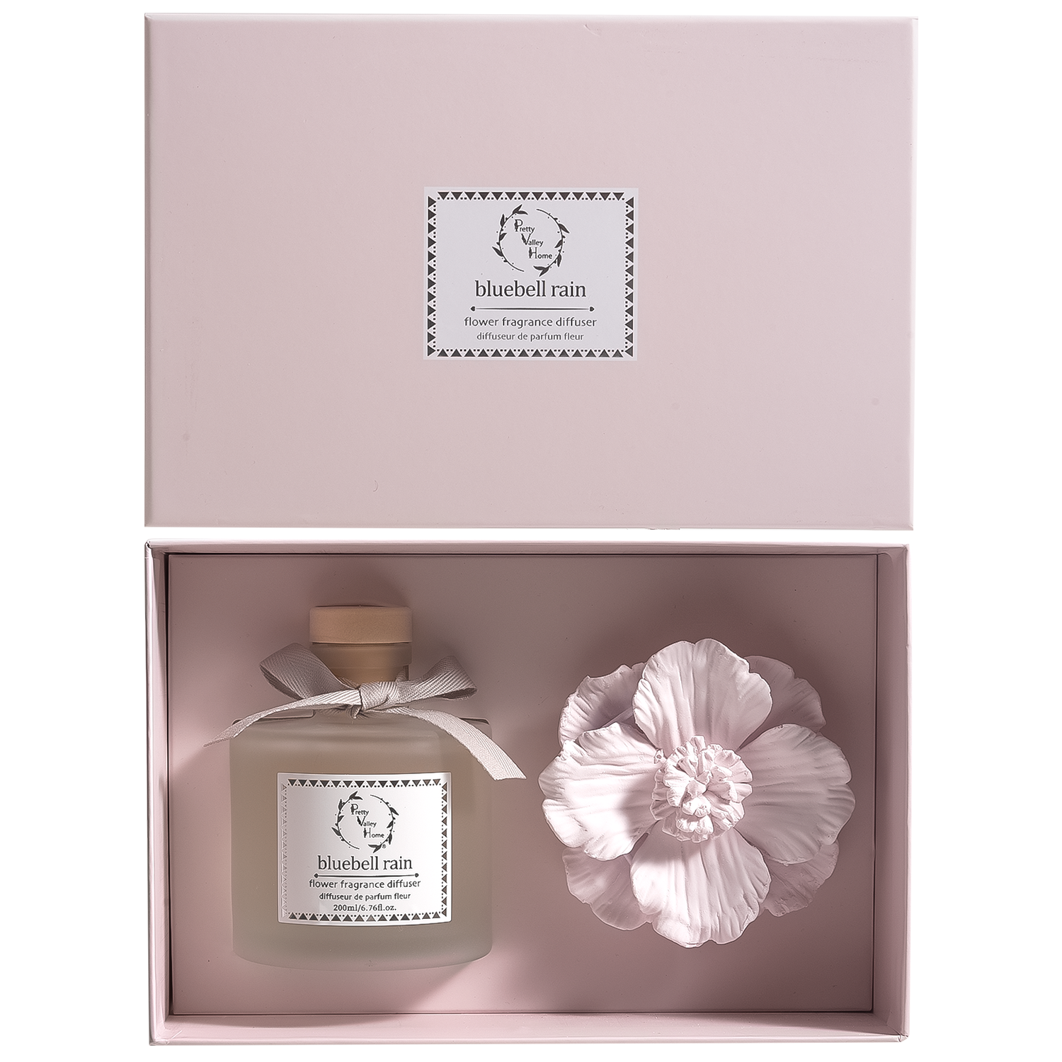 Diffuser Sets Marigold Ceramic Flower–Bluebell Rain