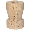 Petra Travertine Candle Holder Tall
