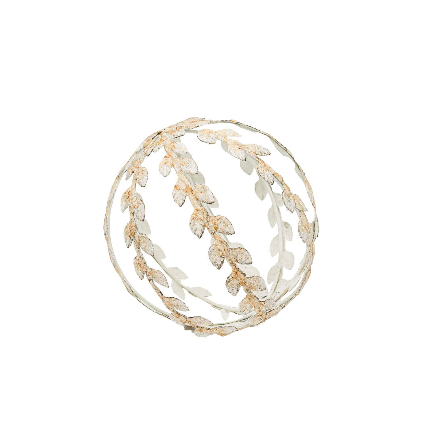 Abeline Antique Finish Metal Floral Decorative Accent
