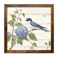 Timberland Frame Blue Bird With Hydrangea