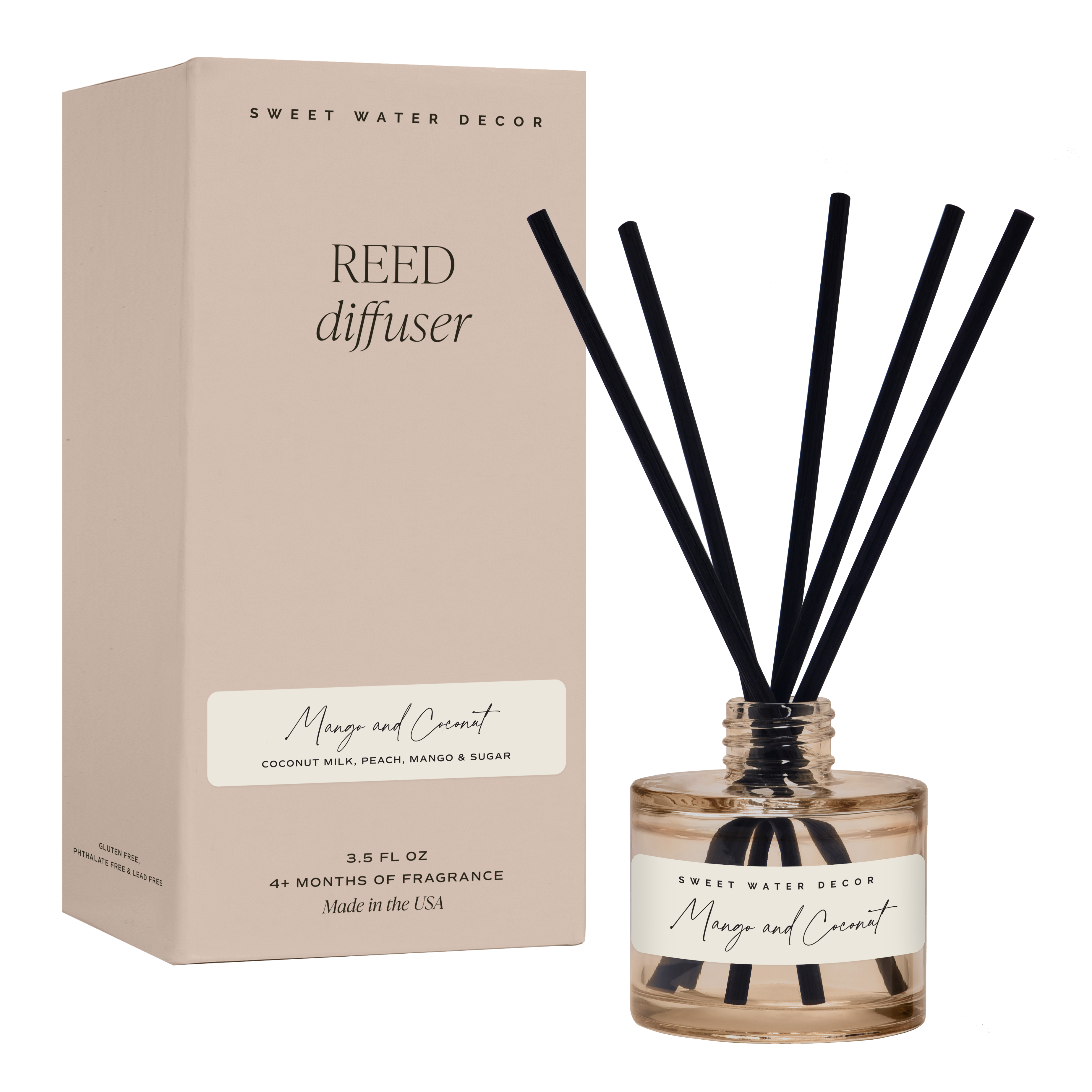 Mango and Coconut Reed Diffuser - Home Decor & Gifts