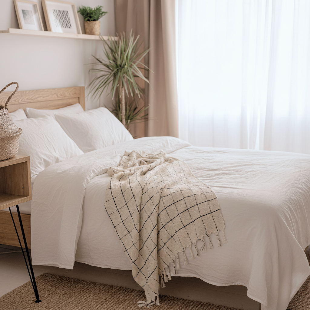 Throw on Bed